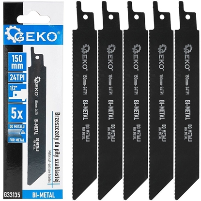 Picture of Brzeszczoty bi-metal do piy szablastej do metalu 150mm 24TPI 5el. (80)