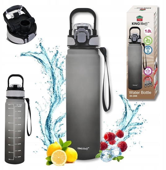 Picture of BUTELKA BIDON NA WOD 1L KINGHOFF KH-2008