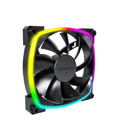Picture of CASE FAN 120MM/AX120 PWM BLACK 3 IN 1 MONTECH