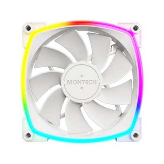 Picture of CASE FAN 120MM/RX120 PWM WHITE MONTECH