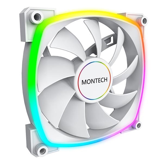 Picture of CASE FAN 140MM/AX140 PWM WHITE MONTECH