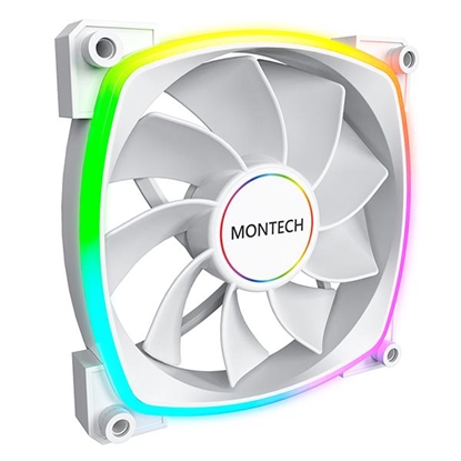 Picture of CASE FAN 140MM/RX140 PWM WHITE MONTECH