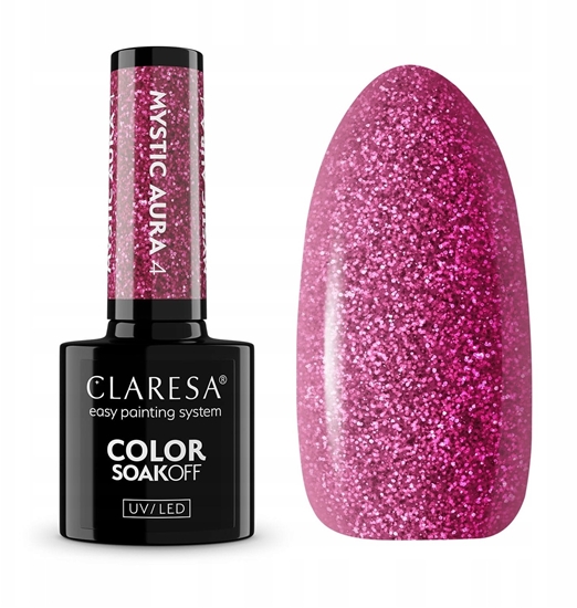 Изображение Claresa Color Soak Off UV/LED Mystic Aura lakier hybrydowy 04 5g