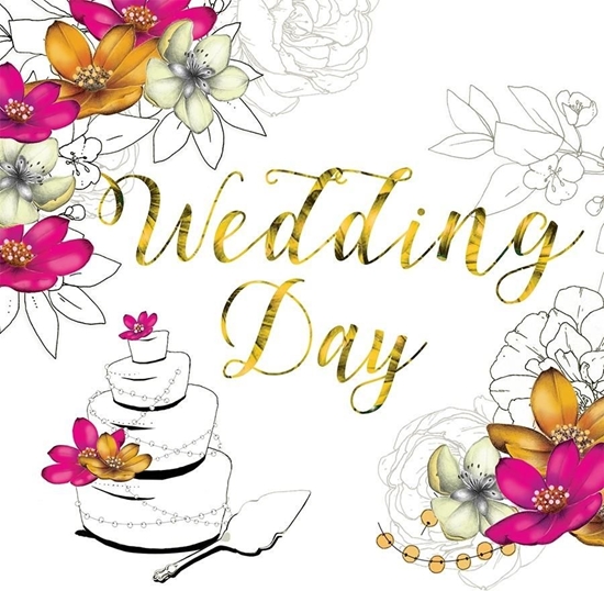 Изображение Clear Creation Karnet lubny Swarovski kwadrat kwiaty (CL1417)