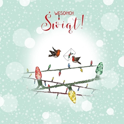 Picture of Clear Creation Karnet Swarovski kwadrat CL3509_PO wita Lampki