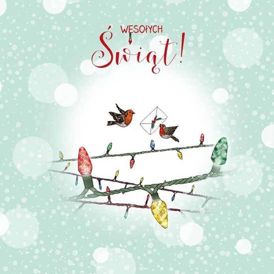 Picture of Clear Creation Karnet Swarovski kwadrat CL3509_PO wita Lampki