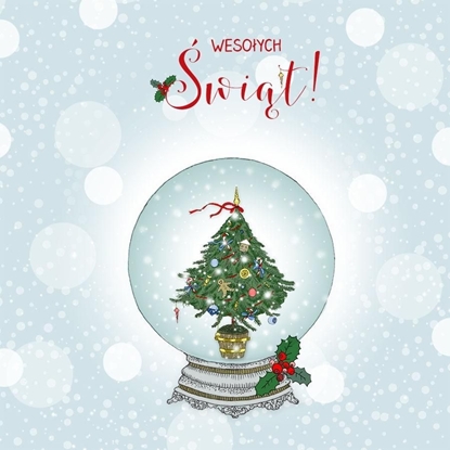 Picture of Clear Creation Karnet Swarovski kwadrat CL3512_PO wita Kula