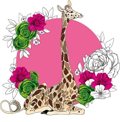 Picture of Clear Creation Karnet Swarovski kwadrat yrafa (CL1427)