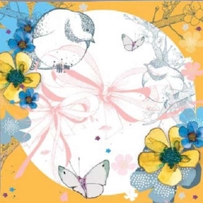 Attēls no Clear Creation Karnet Swarovski kwadrat Kwiaty (CL2907_BL)