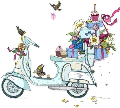 Attēls no Clear Creation Karnet Swarovski kwadrat Skuter (CL2416)