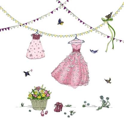 Picture of Clear Creation Karnet Swarovski kwadrat Wiszce sukienki (CL2704)