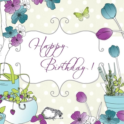 Picture of Clear Creation Karnet urodzinowy Swarovski kwadrat doniczki (CL1503)