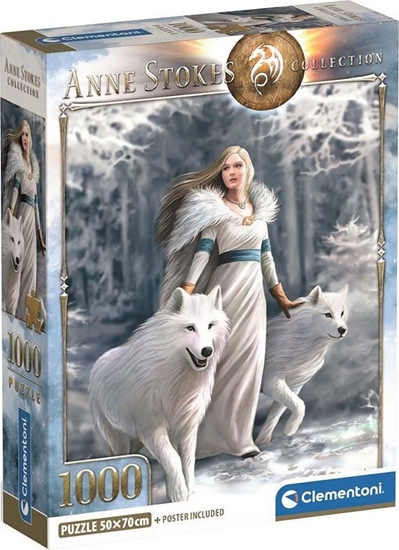 Picture of Clementoni Puzzle Compact Anne Stokes Collection - Winter Guardians 1000 elementów (39957)