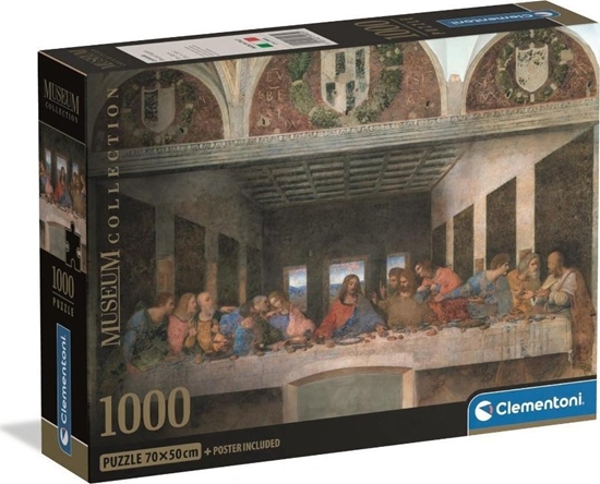 Picture of Clementoni Puzzle Compact Museum Leonardo: Ostatnia Wieczerza 1000 elementów (39965)