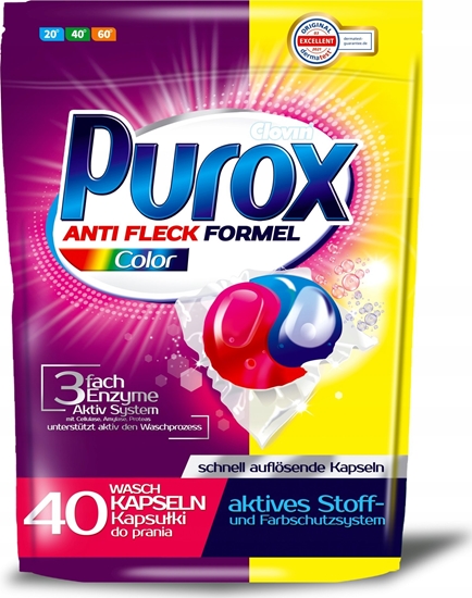 Изображение Clovin Kapsuki do prania Color 40 szt.