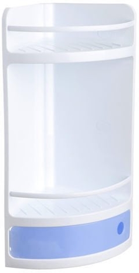 Picture of Corner shelf with drawer, blue crystal color 8411801432006