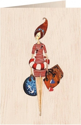 Picture of Cozywood Karnet drewniany C6 + koperta Plaa