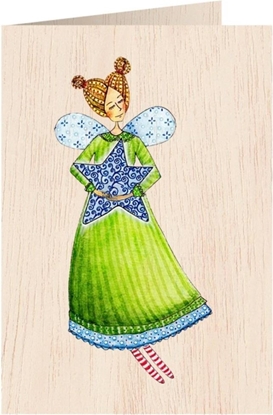 Изображение Cozywood Karnet drewniany C6 + koperta Wróka