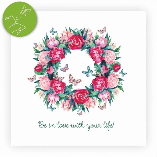 Изображение Cozywood Karnet kwadrat z niespodziank Wieniec lub