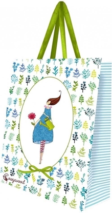 Picture of Cozywood Torebka prezentowa ozdobna dua Kobieta z konewk