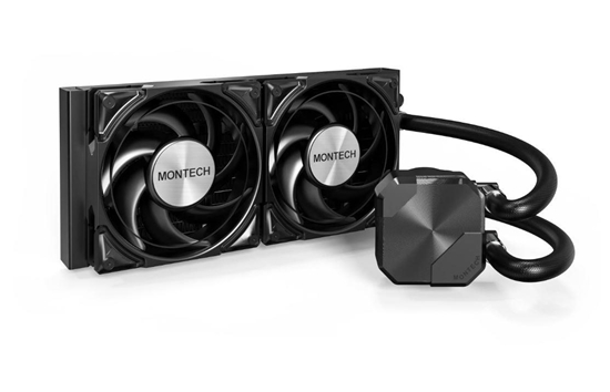 Picture of CPU COOLER MULTI SOCKET BLACK/HYPERFLOW SILENT240(B) MONTECH