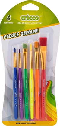 Picture of Cricco Pdzelki szkolne 6 rozmiarów CRICCO