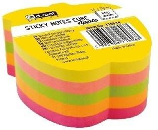 Picture of D.Rect Bloczek ksztaty 70x70mm Jabko