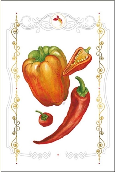 Изображение DA VINCI Karnet papryki DaVinci 12x18 cm + koperta (B-BD 502 062)