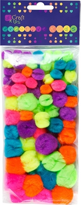 Изображение Dalprint Pompony akrylowe mix neon