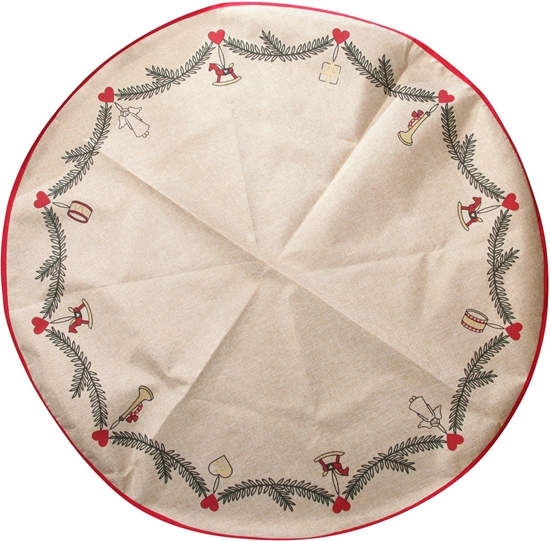 Picture of Dekoracja witeczna CHRISTMAS_TO Dywanik pod choink Det Gamle Apotek, dia. 100cm, klasyczne wita, brzowy