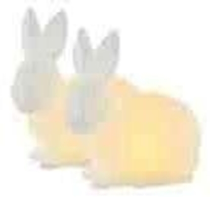 Attēls no Dekoracja witeczna Konstsmide Sirius Home Elin Rabbit Light decoration figure, White, Wax, 2 lamp(s), LED, Battery