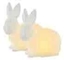 Picture of Dekoracja witeczna Konstsmide Sirius Home Elin Rabbit Light decoration figure, White, Wax, 2 lamp(s), LED, Battery