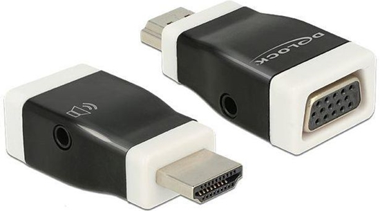 Picture of Delock Adapter HDMI-A male > VGA female with Audio