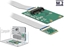 Picture of Delock Converter M.2 Key A+E male > 1 x Mini PCIe Slot half size / full size with flexible cable