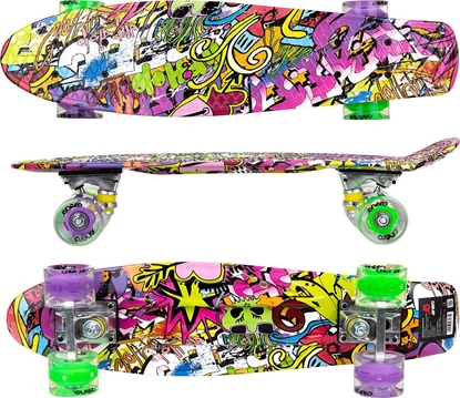 Attēls no Deskorolka Enero Deskorolka plastikowa 22 cale graffiti