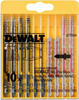 Изображение Dewalt Zestawy brzeszczotów do wyrzynarek 10 sztuk do metalu 2xDT2172, DT2161, DT2163 + 3xDT2160 + 1xDT2054 - DT2292