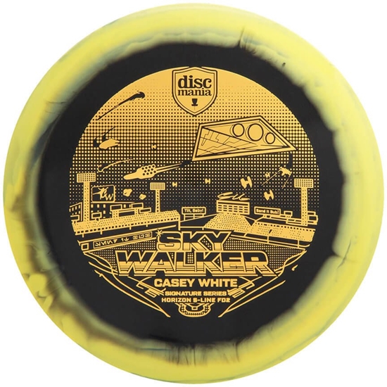 Picture of Discmania Discgolf Fairway Driver S-LINE HORIZON SKY WALLKER 3 Black/Yellow 7/4/0/2