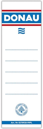 Picture of Donau Etykiety samoprzylepne do segregatora 54x153mm (8375920-09PL)