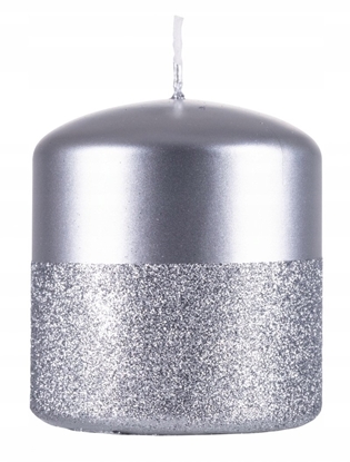 Picture of Donau Home wieca sup Onyx, 80x90mm, srebrny