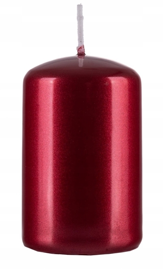 Picture of Donau Home wieca supek Adwent Lakierowany, 50x80mm, 4 szt., czerwony byszczcy