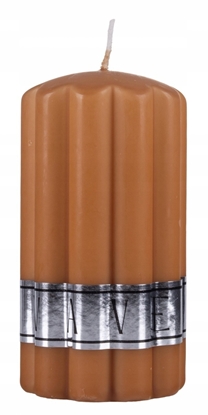 Picture of Donau Home wieca supek obkowana Wave, 70x130mm, karmelowy