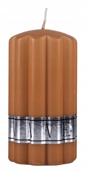 Picture of Donau Home wieca supek obkowana Wave, 70x130mm, karmelowy