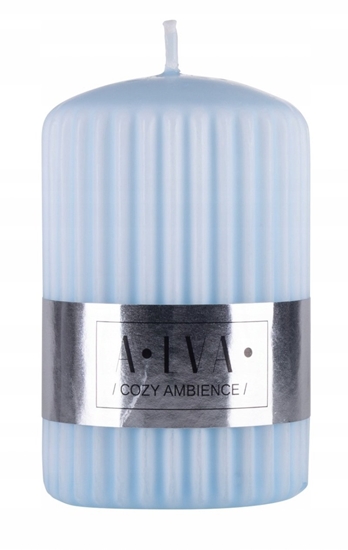 Picture of Donau Home wieca supek ryflowana Alva, 60x90mm, bkitny