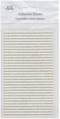 Picture of DP Craft Krysztaki samoprzylepne 3 mm Opalescent Cream GRKR-048