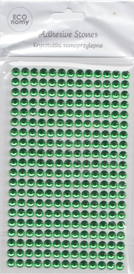 Picture of DP Craft Krysztaki samoprzylepne 6 mm Light Green GRKR-056