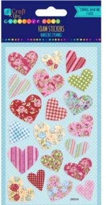 Picture of DP Craft Naklejki z pianki serca DPPI-003
