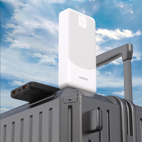 Picture of Dudao K10 Portatīvais akumulators 10000 mAh 2xUSB-A 2.4A balts