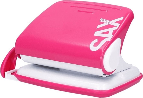 Изображение Dziurkacz SAX Design 318 20 kartek Róowy (ISAXD318-11)