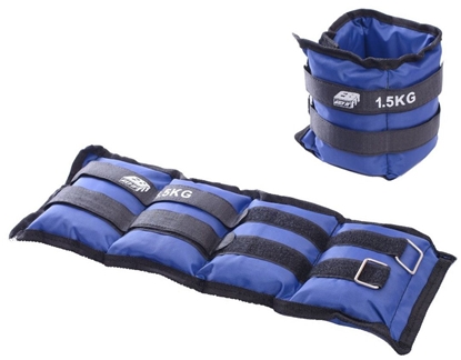 Picture of Eb Fit Obcienie na przeguby niebieskie 3kg (2x1.5kg)