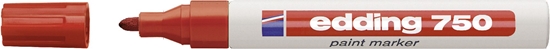 Изображение Edding Marker lakierowy 750 czerwony (EG1028)